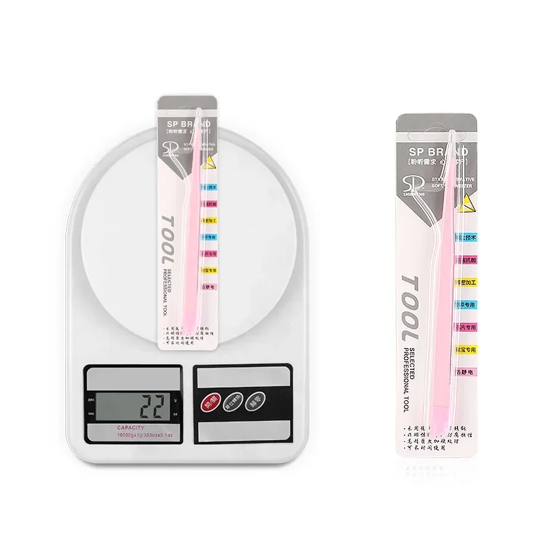 Pinzette per unghie finte a doppia estremità da 1 pezzo con punta a spinta in Silicone strumenti per Manicure con pinzette dritte multiuso