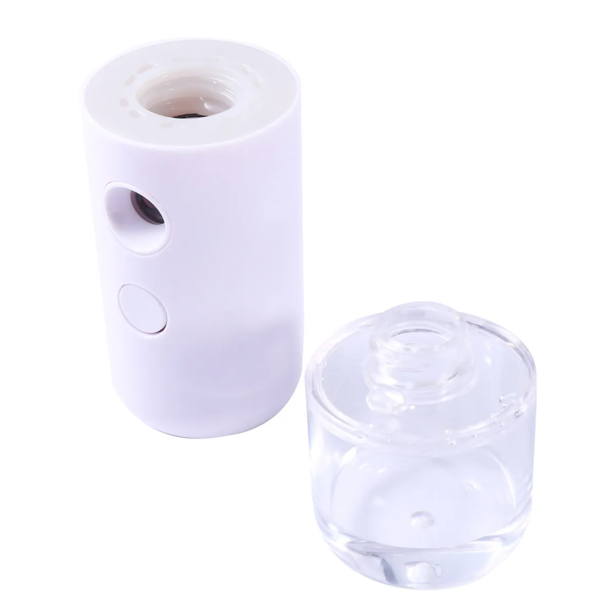 

2Pcs Nano Mist Spray Humidifier Portable Mini Air Humidifier for Skin Moistening Deep Hydration Without Ruining Makeup White