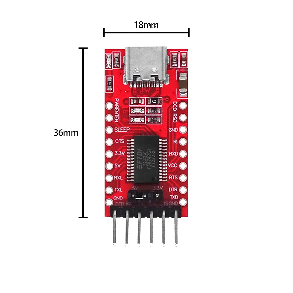 FT232RL FTDI USB 3.3V 5.5V to TTL Serial Adapter Module for Arduino FT232 Pro Mini USB TO TTL 232