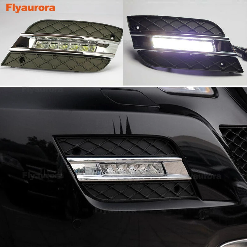 

LED Daytime Running Lights 2009-2011 Waterproof External DRL Fog Lamp light For Mercedes Benz W164 ML280 300 ML320 ML350 500