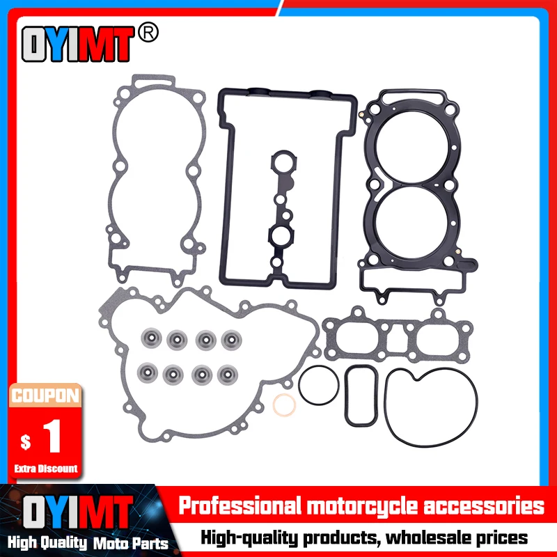 

Motorcycle Engine Complete Cylinder Gasket For Polaris ATV ACE 900 EFI EPS XC Side by Side RZR RANGER 900 XP GENERAL 4MD 1000XP