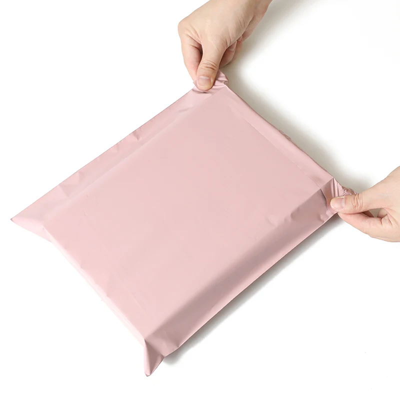 50 teile/paket Kurier Tasche rosa wasserdichte Postbeutel Poly Umschlag Verpackung Kleidung Express Tasche Mailer Postversand Taschen