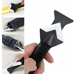 Silicone Caulking Tool 5 in 1 Multi-function Scraper Tool Grout and Caulk Removal Tool for Bathroom Kitchen Floor Window Sink
