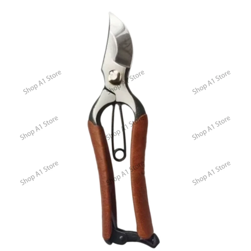Vintage Hand Forged Pruning Shears, Traditional Forged Garden Scissors, Heavy Duty Fruit Tree Branch Cutter