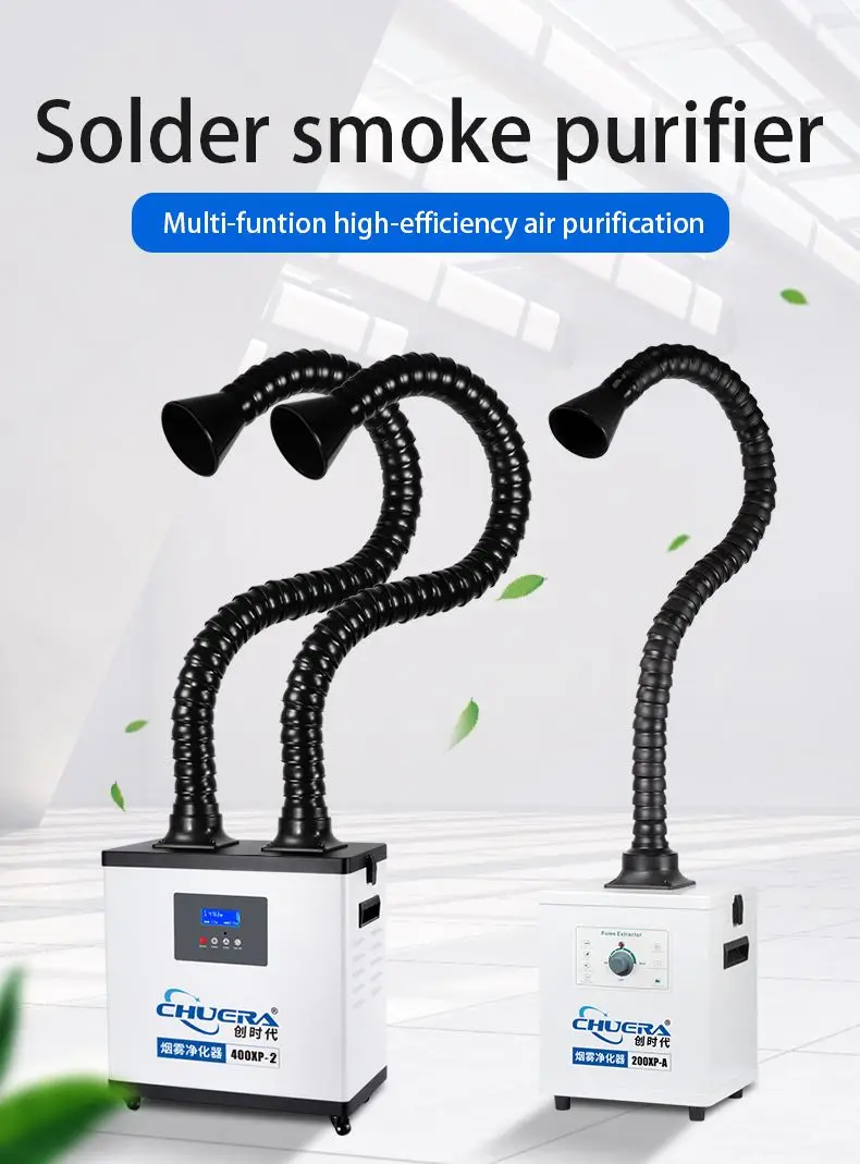 CSD 400XP-1 Single Channel Portable Digital Display Fume Extractor Smoke Purifier For Soldering Air Purifier