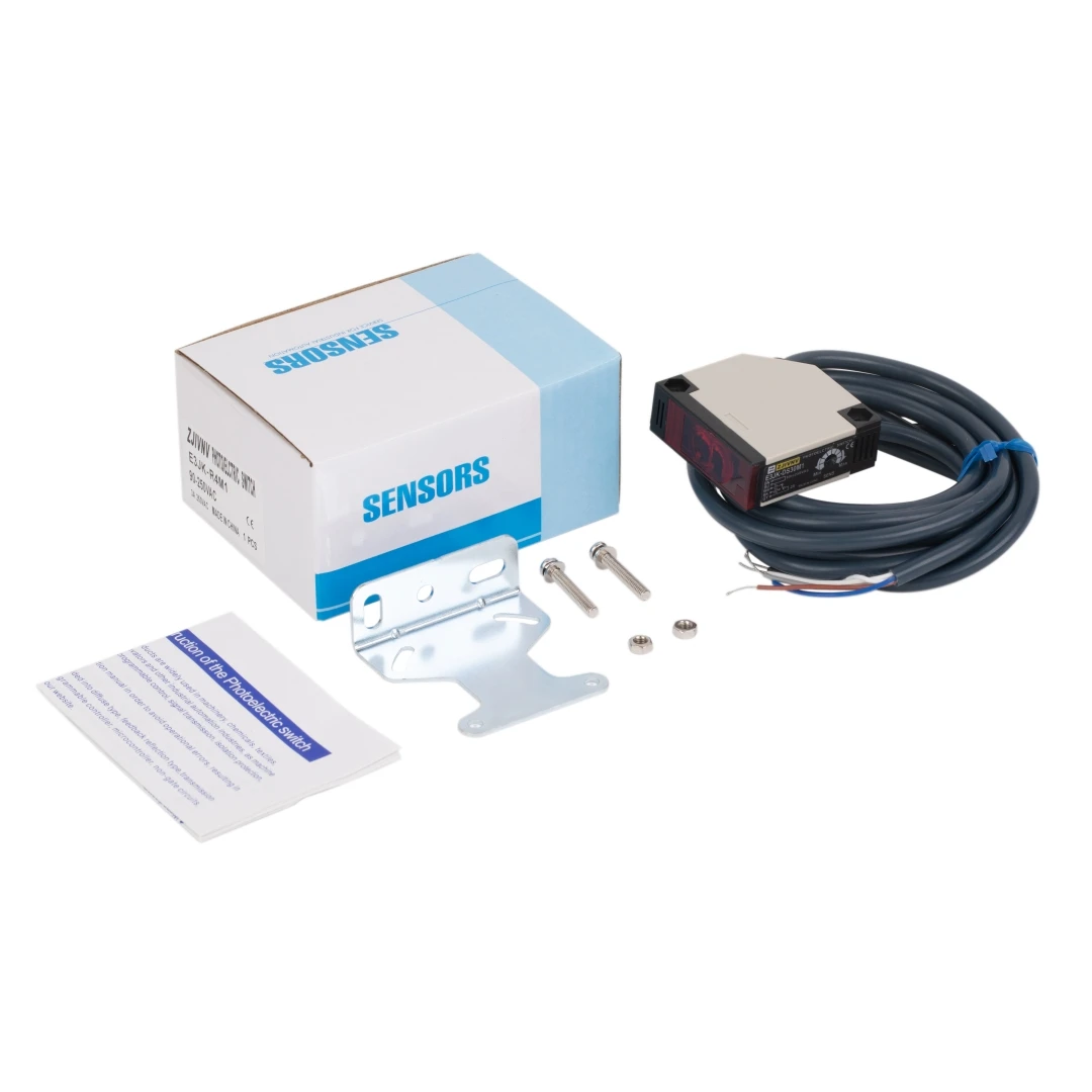 光電センサースイッチ,拡散反射,赤外線センサー,E3JK-DS30M1, DC 12-24v,90-250v ac