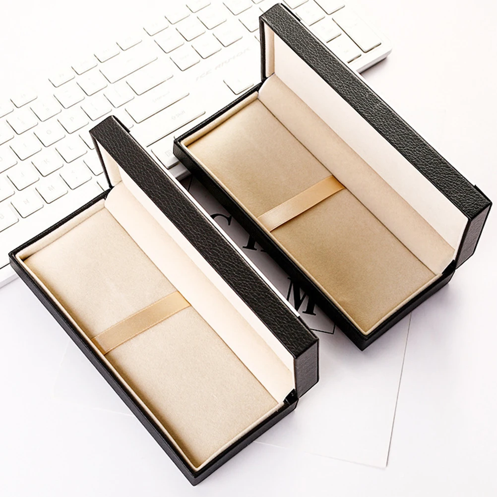 

1 Premium Pen Case Black Small Container Display Holder for Gifts Business Office School Celebrations Durable Material