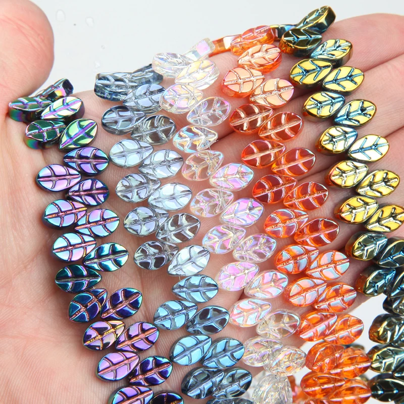 1 Strand 150PCS 7*11mm Shiny Lobular AB Color Glass Spacer Bead Bracelet DIY Crystal Accessories Jewelry Bracelets Making