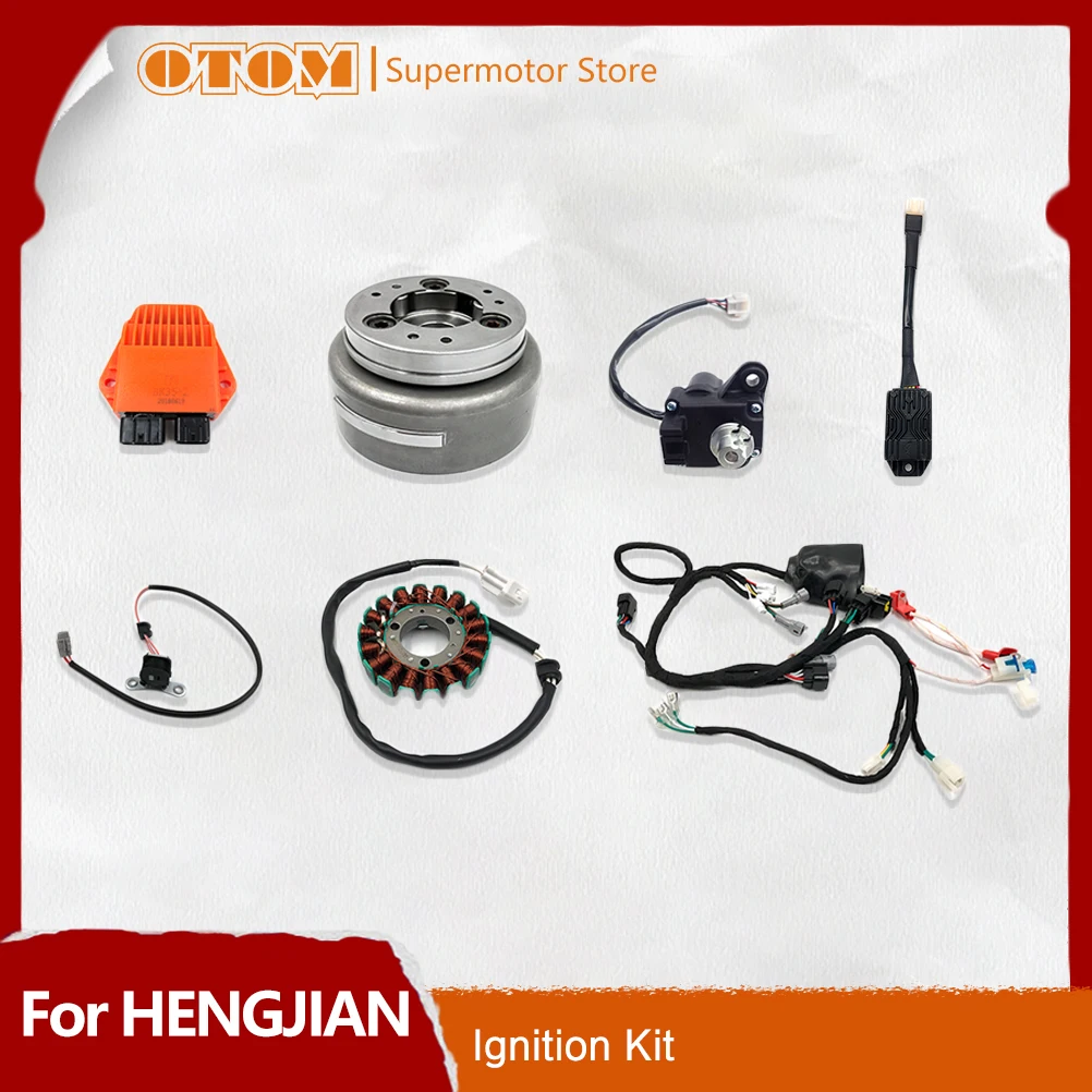 OTOM Motorcycle HJ250H Coil Electrical Electrics Wiring Harness Servo Motor Ignition CDI Igniter For HENGJIAN 2-stroke 250 MT250