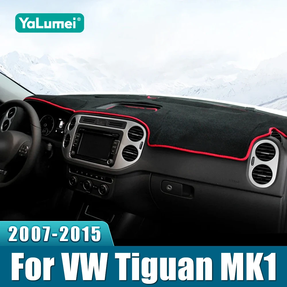 

Для Volkswagen VW Tiguan MK1 2007 2008 2009 2010 2011 2012 2013 2014 2015 крышка приборной панели автомобиля коврик для приборной панели солнцезащитный козырек аксессуары