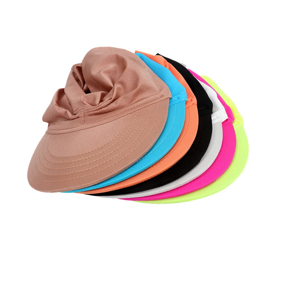 Summer Baby Beach Sun Hats Girls Boys Wide Brim UV Protection Baseball Cap For Kids Outdoor Breathable Empty Top Hat