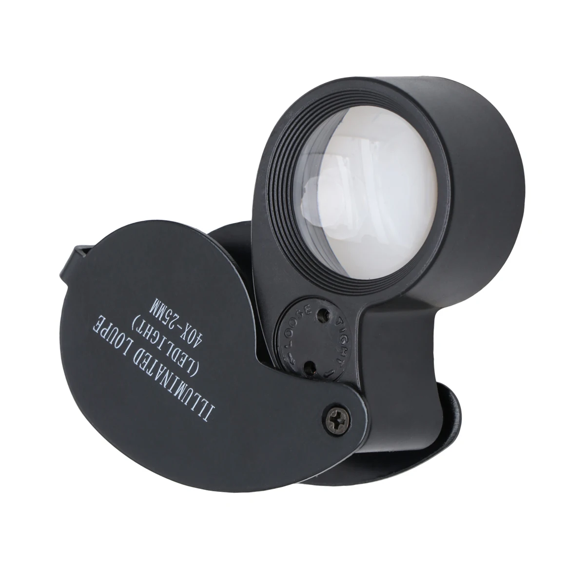 

40X Magnifier LED Jewelry Magnifying Glass for Identification Electronic Maintenance Precise Machining Gardening Aluminum Alloy