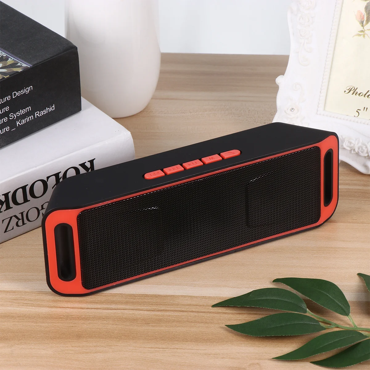 

1Pcs Mini Speaker Portable Dual Horn Subwoofer Stereo Wireless Connection Advanced Technology Good Musical Feelings Indoor