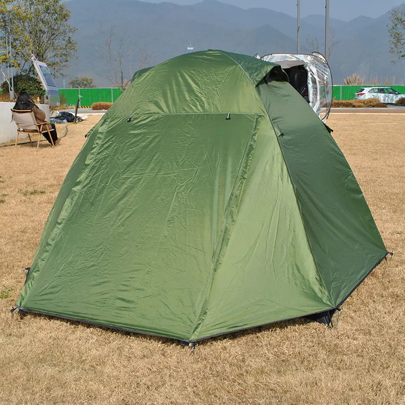 

Screened Camping Tent, 2/3 Person Weatherproof Tent with Roomy Interior Includes Rainfly, Carry Bag, Easy Setup and Screened-In