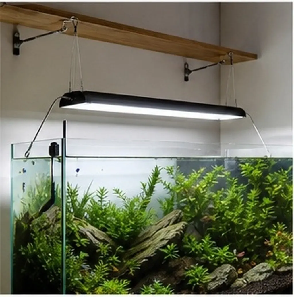 4Pcs Premium Stainless Steel Hanger Rope for LED Grow Lights Aquarium Tank Lamp Plant Hangers Living Room Bedroom Office