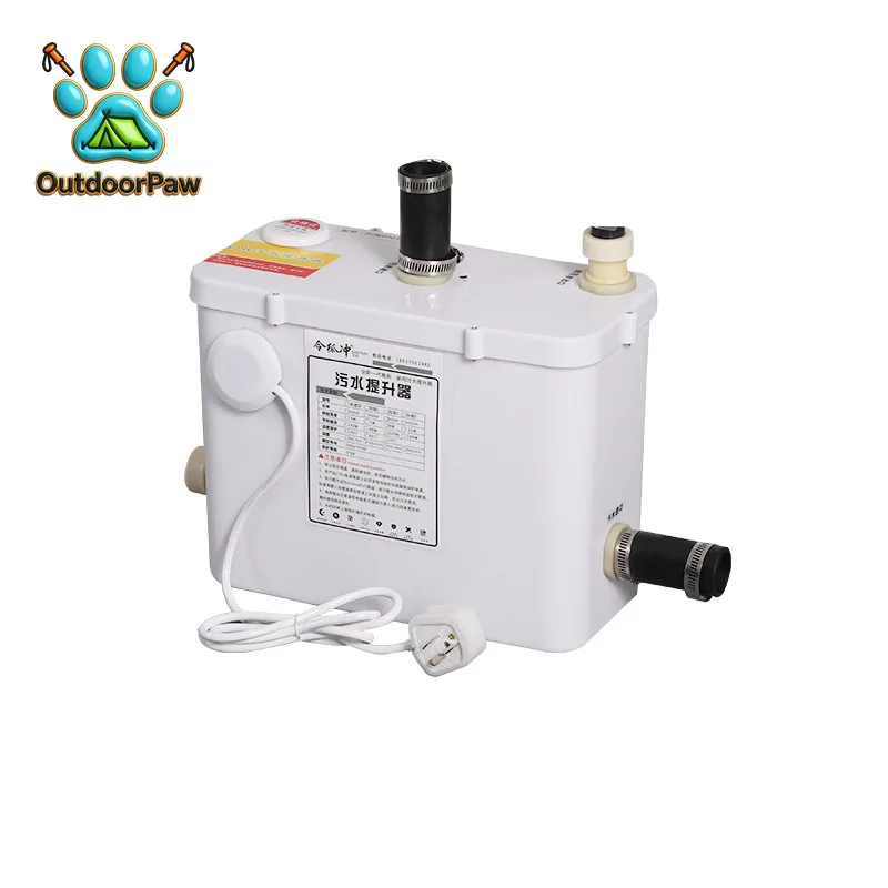 Household crushing sewage lifter Shopping mall kitchen bathroom basement villa automatic sewage pump