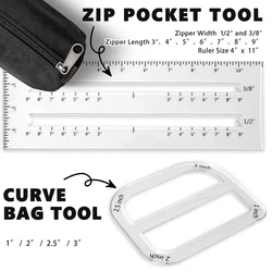 1set Bag Pattern Template Acrylic Bucket Bag Clear Leather Shoulder Making Stencil Handmade DIY Craft Quilting Sewing Tool