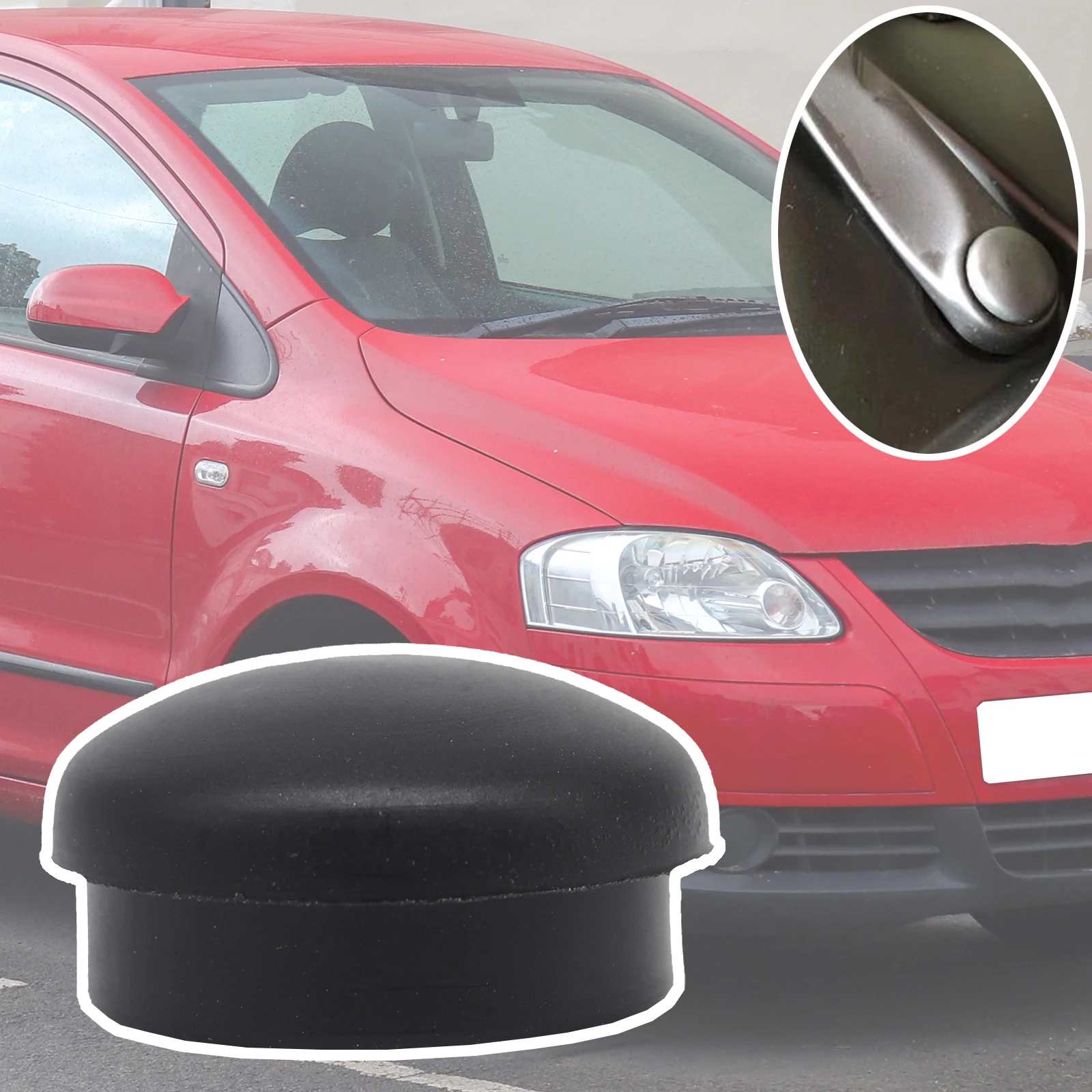 Para VW Urban Fox Lupo Suran SpaceFox CrossFox SpaceCross SportVan 2005 - 2011 2012 Tampa da Porca do Braço do Limpador Dianteiro do Carro