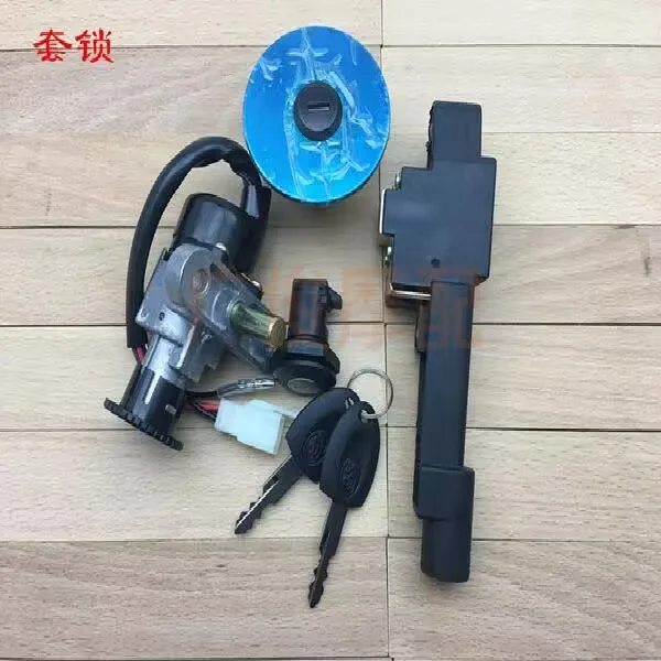 Auto parts 1set  3KJ JOG 50 Lock Ignition Key Switch Set Seat Lock Key kit For Chinese QJ Keeway Scooter Yamaha Motorcycle