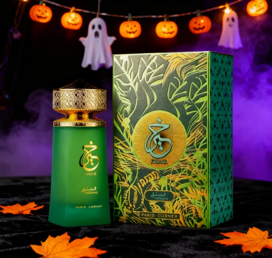 

Khair Eau de Parfum Green Bottle, Unisex Perfume with Sweet Vanilla