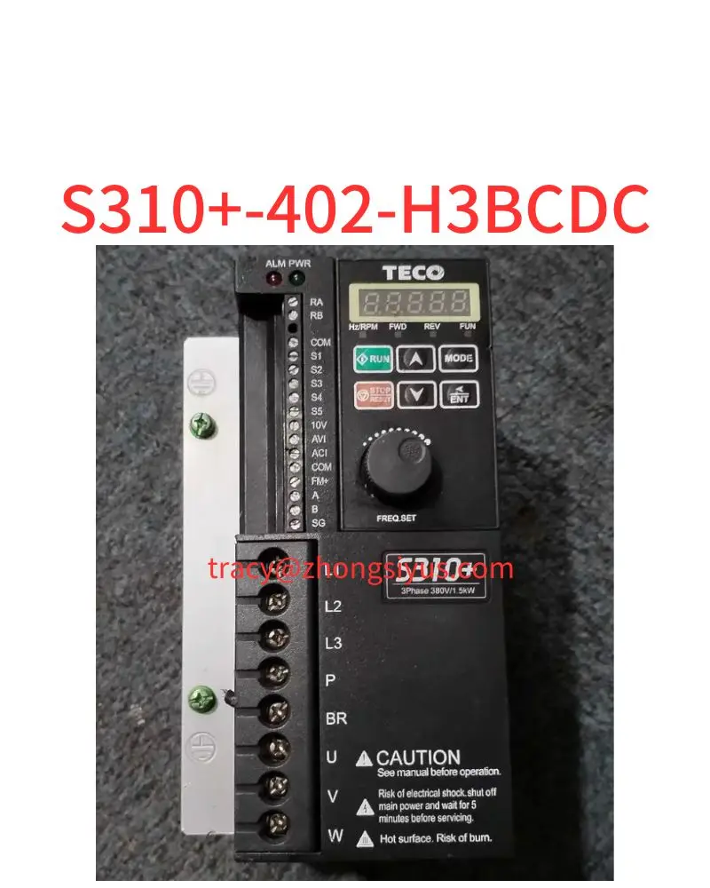 Second-hand inverter,S310+-402-H3BCDC, 1.5 kw 380V, functional package