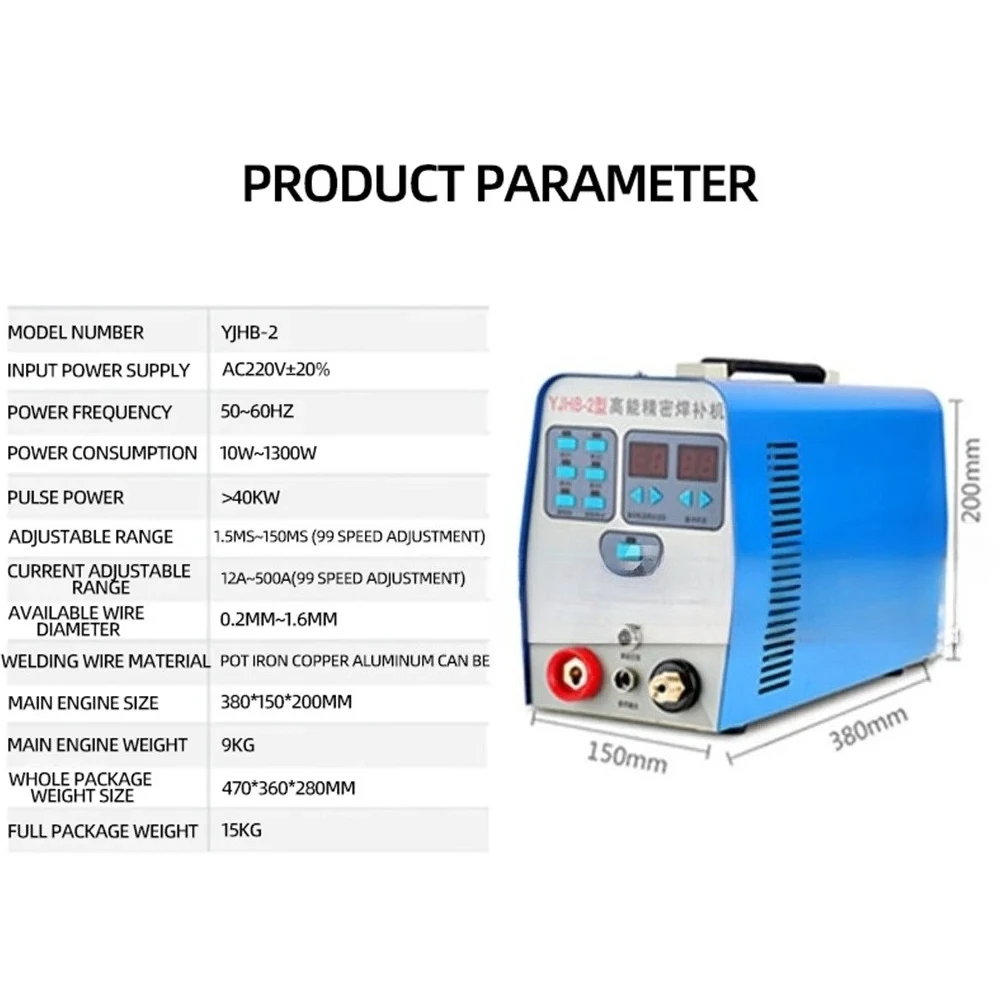 YJHB-2 High Energy Cold Welding Machine Precision Metal Defect Repair Tool for Welding