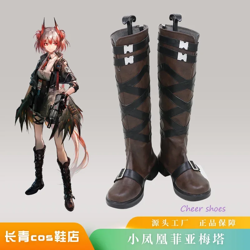 Anime Fiammetta Arknights Cosplay Schoenen Comic Halloween Carnaval Cosplay Kostuum Prop Mannen Laarzen Cos