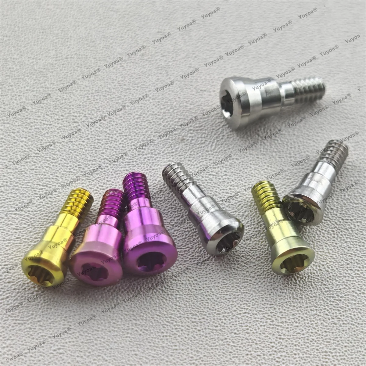 20pcs Dental Implant Bridge /Cover/Central Screw Analog Plaster Ti-base Multi Unit Abutment for Oss/Den/Straumann ItI/Nobel/Adin