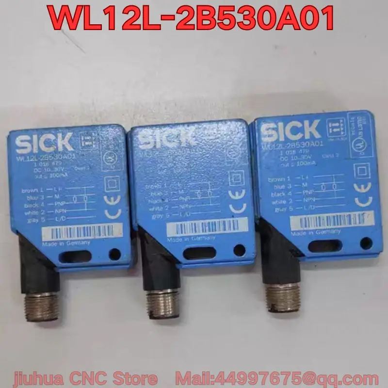 The function test of the second-hand WL12L-2B530A01 photoelectric sensor is normal