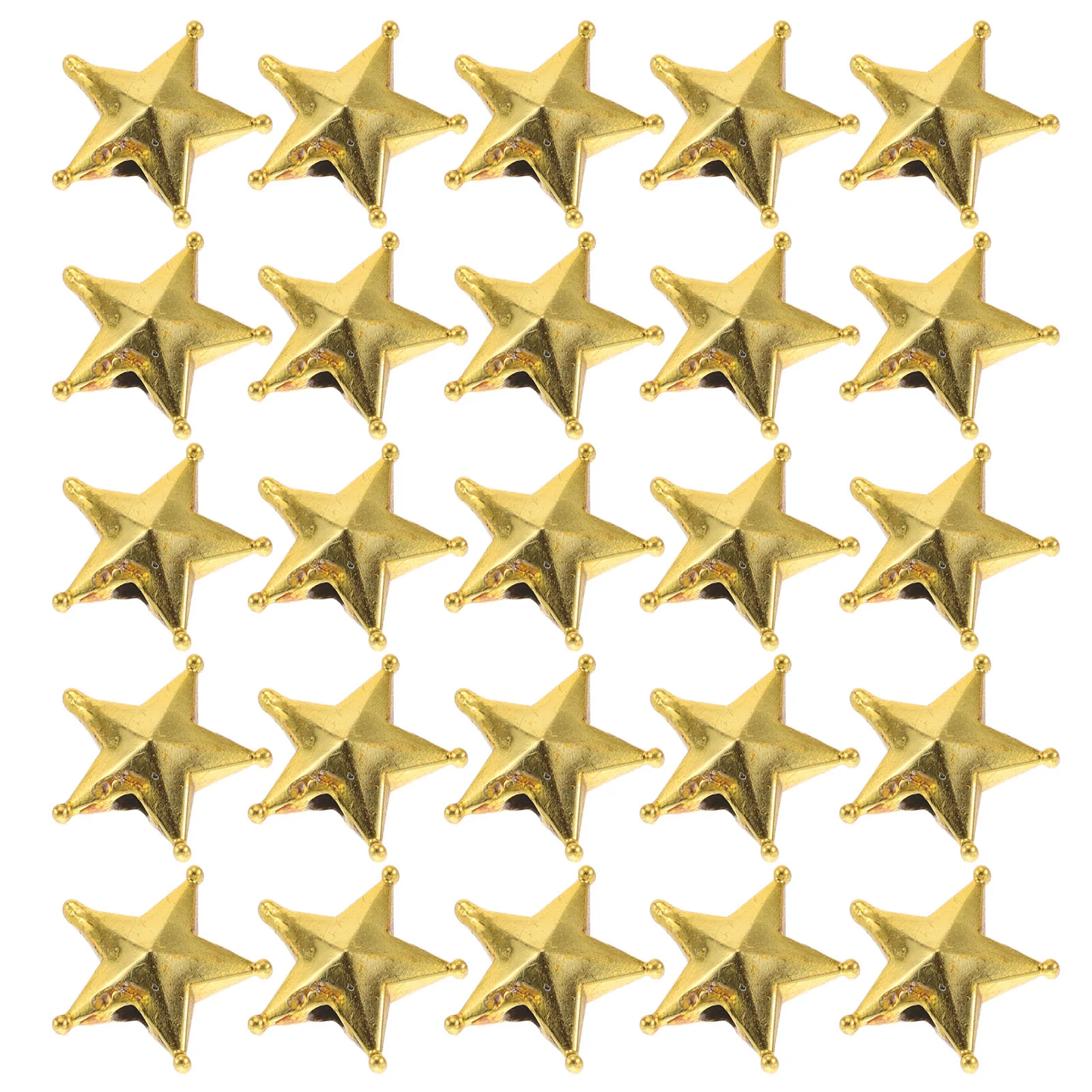 50 Pcs Christmas Tree Top Star Decor Topper Adornment Fairy Cake Decorations Treetop Golden Hat