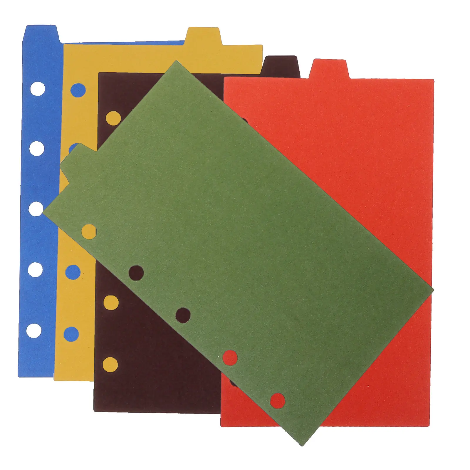 

2 комплекта разделителей для тетрадей и блокнотов, съемные, для офиса, школы, планирования, ежедневников