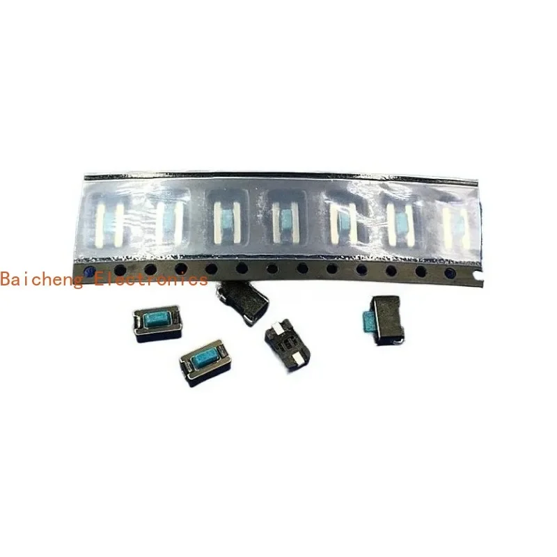 100PCS 3.5 * 6 * 5 inner buckle inner patch 2-pin light touch blue button self reset button switch foot package