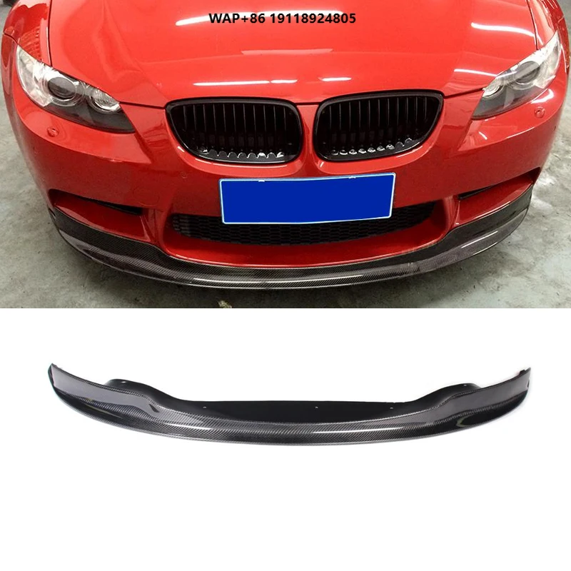 

For E92 M3 a Style Carbon Fiber Front Lip for B-MW E90 E92 M3 Bumper 2005-2011