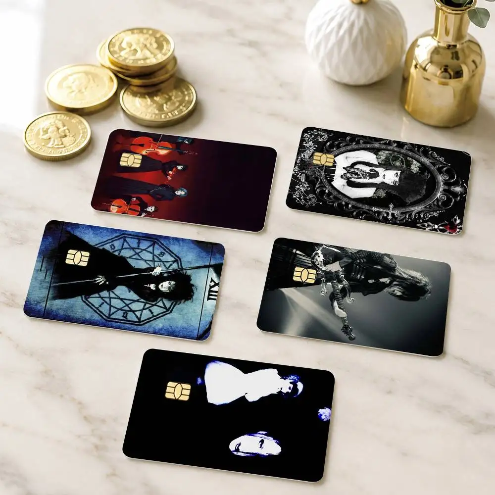 

Mana M-Malice Gothic Mizer Credit Card HD Stickers Small Chip Waterproof Sticker Game Card Decal Gift