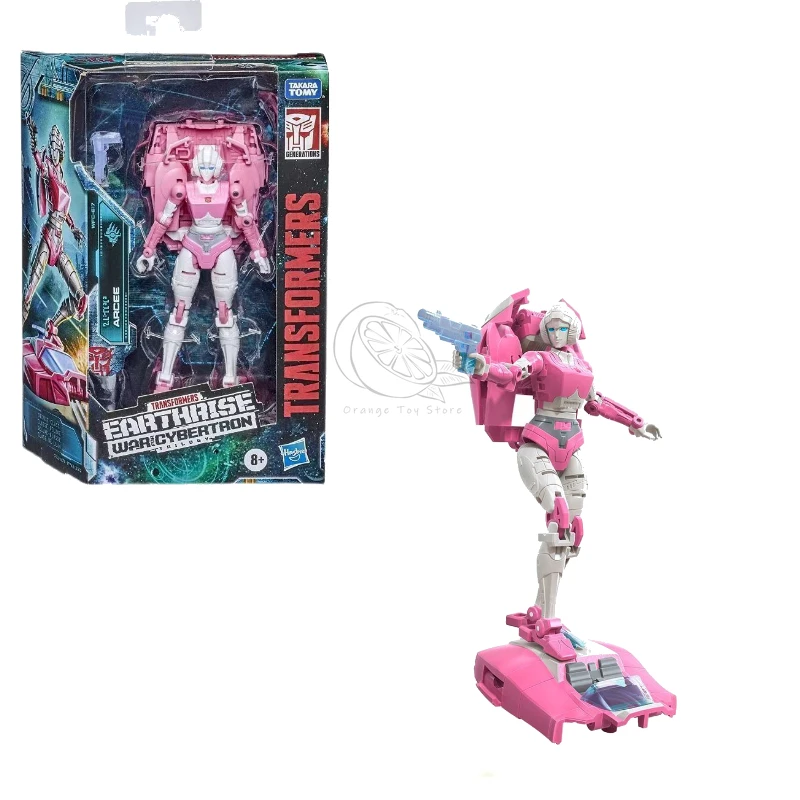 Em estoque takara tomy transformadores brinquedos earthrise arcee modelo robô coleção figuras de ação brinquedos presentes hobby