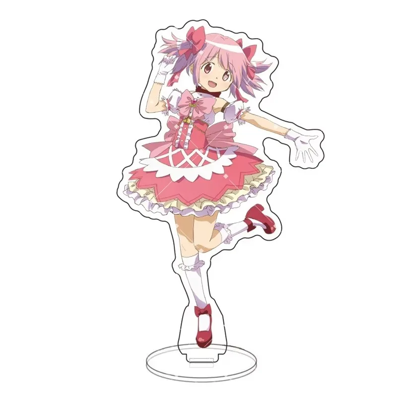 Madoka Magica Madoka Kaname Homura Akemi Mami Tomoe Sayaka Miki Kyoko Sakura Nagisa Momoe Lilac Lilac Anime Acrylic Stand keycha