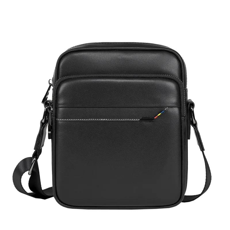 New Single Shoulder Genuine Messenger Bag High-end Feel Lightweight Simple Crossbody Cowhide Leather Daily Travel Small Bag