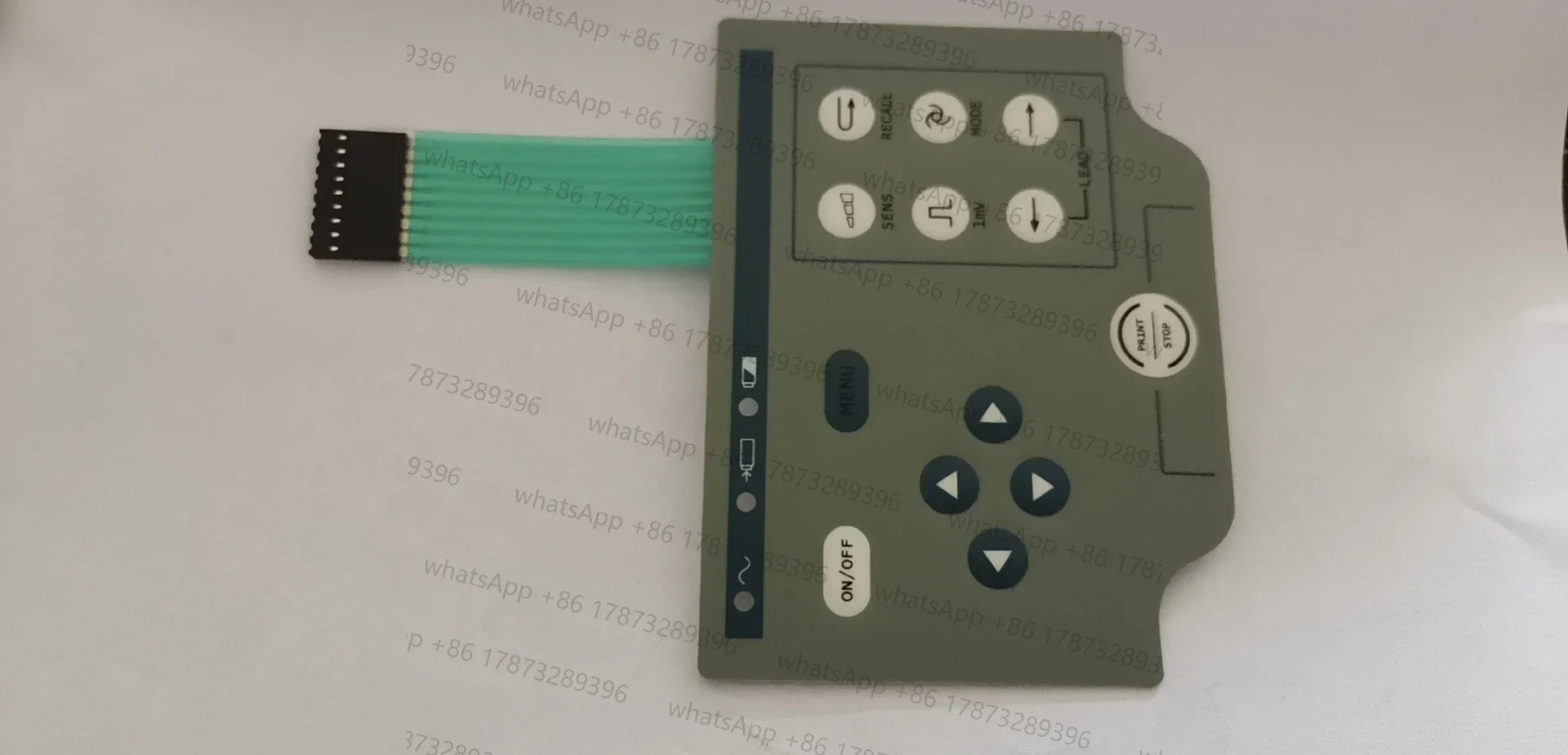 

New Compatible with C-OM-EN Ko-m-en CM100 CM300 Key Membrane Motherboard Switch Key Plate ECG Machine Accessories