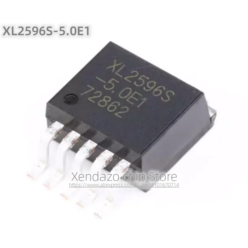 10pcs/lot XL2596S-5.0E1 XL2596S TO-263 package Original genuine 150KHz buck DC-DC converter chip