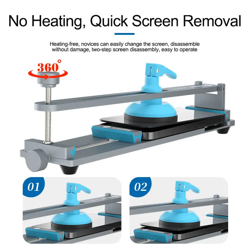 SUNSHINE-Removedor de Tela Multifuncional Sem Aquecimento, Cobertura de Tela LCD para Celulares e Tablets, SS-601G Plus