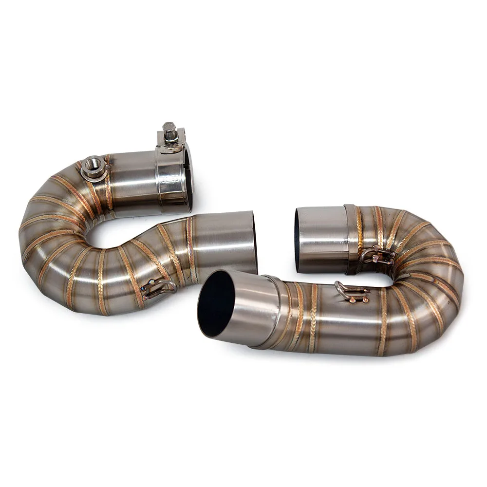 For Honda CBR1000RR CBR1000-RR Fireblade/SP 2008-2016 51MM 60MM Motorcycle exhaust Middle link pipe Motobike escape tube kit