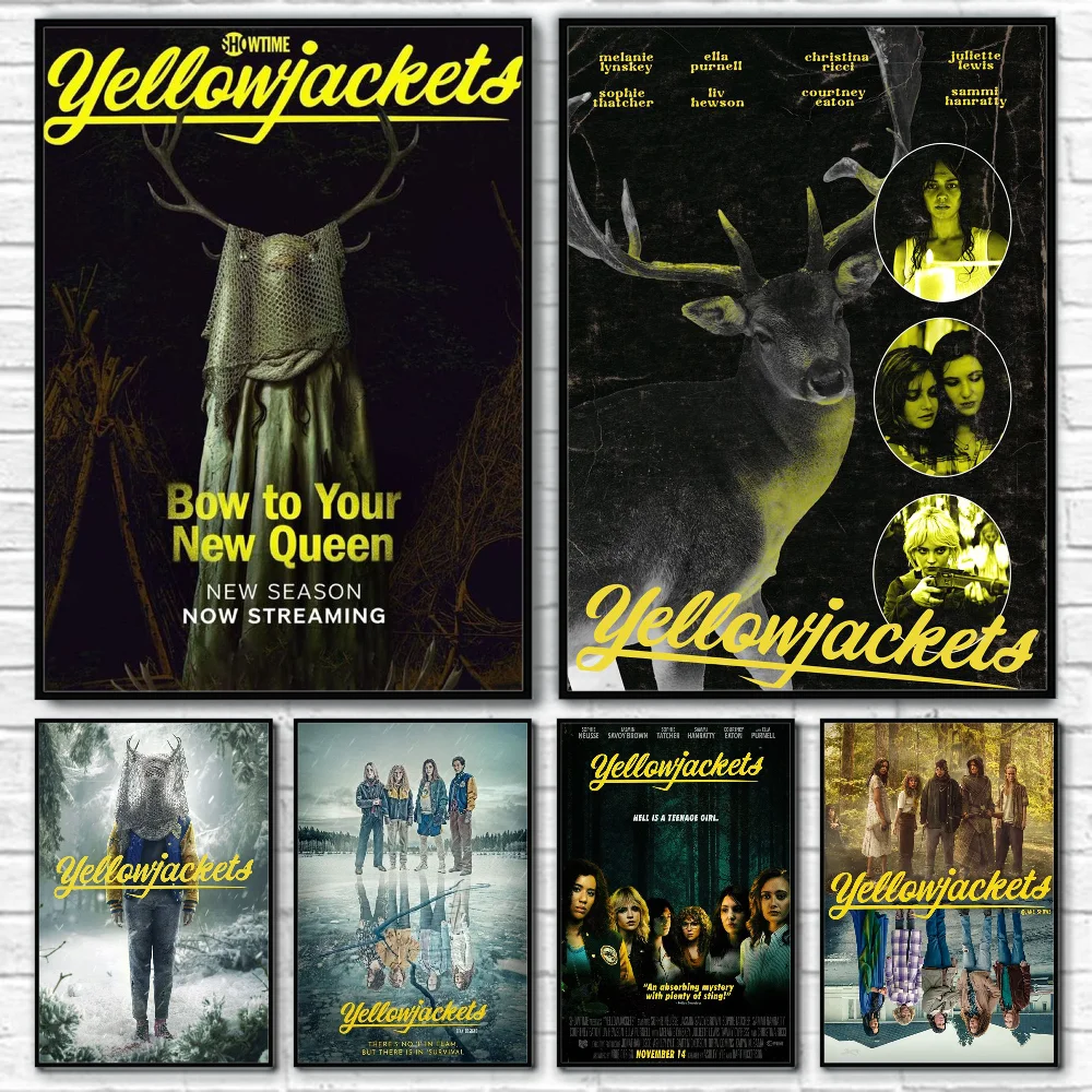 

Famous hot Movie Y-Yellowjackets Poster Wall art print art suitable for living room bedroom bar parlor home decoration gift