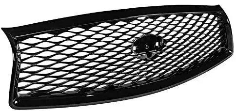 For Infiniti Q50 2014 2015-2017 Front Grille Racing Grills Front Upper Bumper Hood Mesh Grid Car Body Kit Air Intake Grille