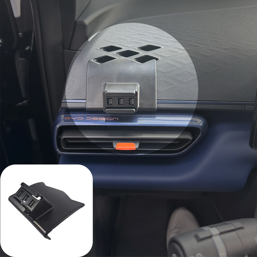 For  BYD Seagull 2023 2024 2025 Car Phone Holder Wireless Charging Bracket Base Gravity Stand Phone Mount Car Accessories