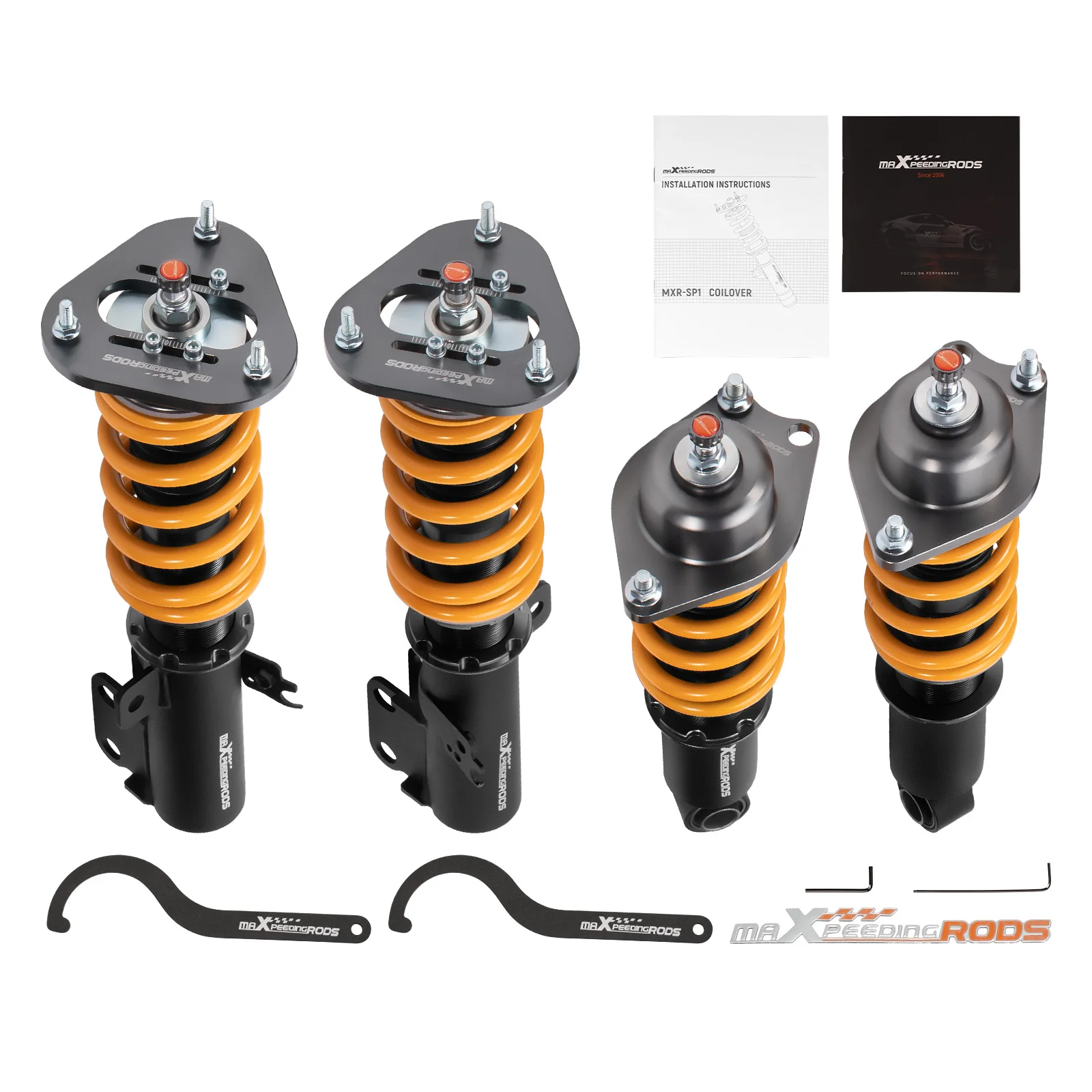 

Комплект койловевой подвески MaXpeedingrods с 24-позиционным демпфированием для Toyota Corolla E140 E150 E160 E170 Matrix E140