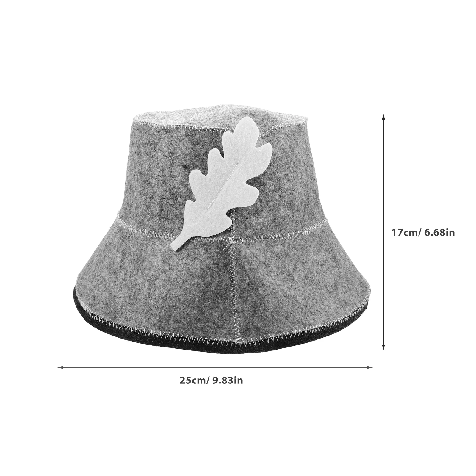 Felt Sauna Hat Fashion Hat for Sauna Water Absorption Sauna Hat Portable Supple Sauna Hat