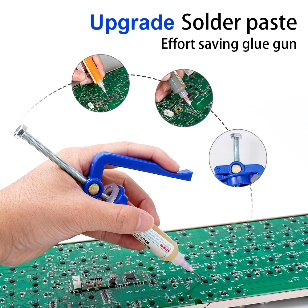 Solder Paste Extruder Welding Green Oil Booster Propulsion Tool Uv Glue Rod Boosters Circuit Board Soldering Accessories Tools