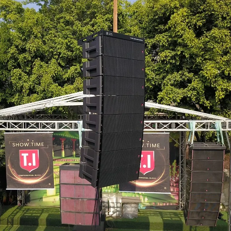 15 Inch Horn Type Line Array Speaker Professional Outdoor Stage Audio System for Church Concert Live Shows