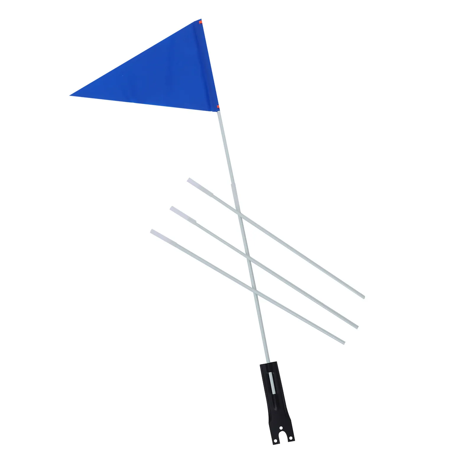 1Set Bike Safety Flag Kids Bicycle Flag Fiberglass Pole High Visibility Waterproof for Trailers Scooters Motorcycles