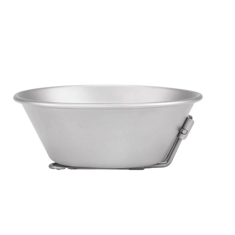 

Folding handle snow bowl 300ml camping multi-functional tableware outdoor camping portable and lightweight